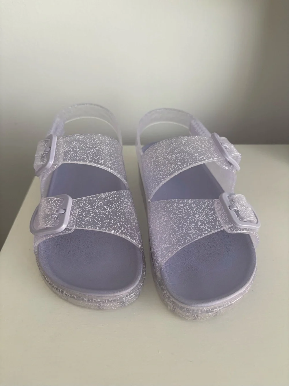 Target Kids Glitter Jelly Sandals in Lilac
